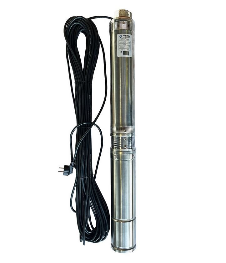 Насос скважинный Акватек SP 3,5" 5-120 (Тип 2) с кабелем 80 м (выс-118м, 2,2кВт, вых-1¼)