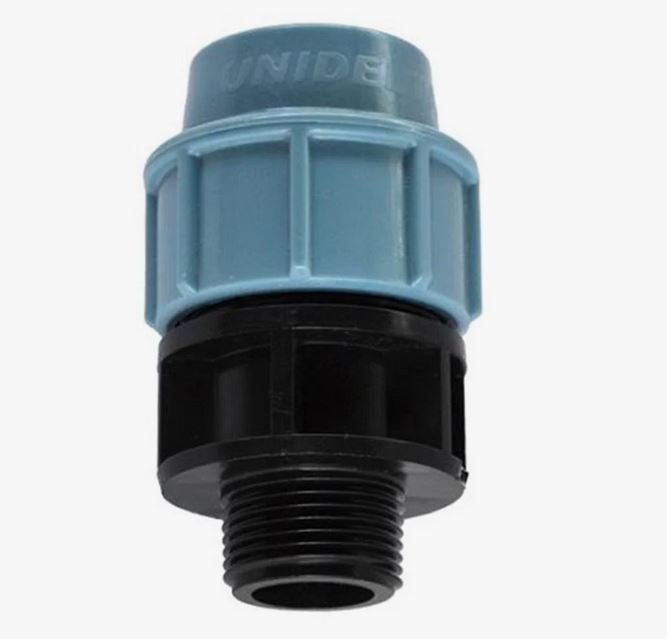 UNIDELTA 32х1" Муфта переходная ПЭ с наружн. резьбой