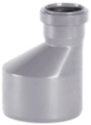 Редуктор переходник канализационный серый внутренний 110*50