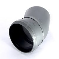 Отвод канализационный серый внутренний  110*30