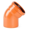 Отвод канализационный оранжевый  110*45