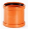 Муфта соединительная канализационная оранжевая