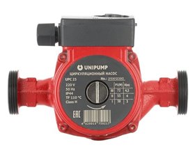 Насос циркуляционный UNIPUMP UPC 25-80 180, с гайками